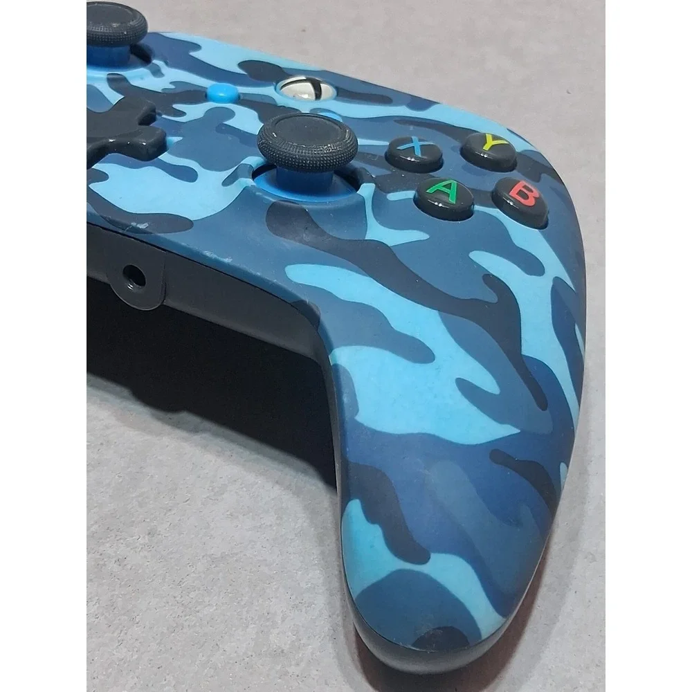 PowerA Wireless Controller Blue Black Camouflage for Microsoft Xbox One untested